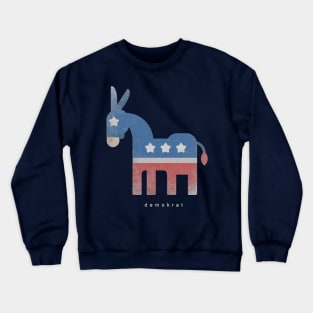 Democrat-Donkey Crewneck Sweatshirt